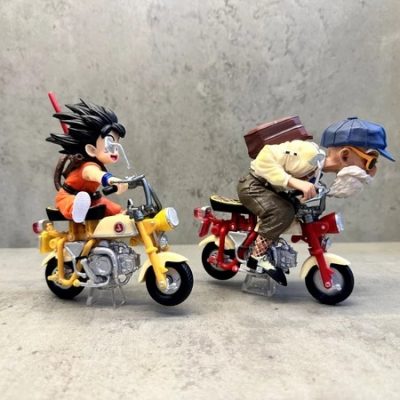 Mẫu Figure Goku & Quy Lão Vi Vu Đi Xe