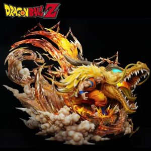 Son Goku trong trạng thái GOKU SUPER SAIYAN 3 là một trong những hình dạng mạnh mẽ và mang tính biểu tượng nhất của series Dragon Ball Z. Với mái tóc vàng dài đặc trưng, đôi mắt sắc bén cùng nguồn năng lượng khổng lồ, trạng thái Super Saiyan 3 đã trở thành hình ảnh khiến hàng triệu fan anime trên toàn thế giới mê mẩn.